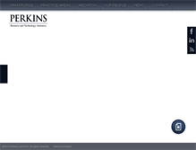 Tablet Screenshot of johnperkinslaw.com